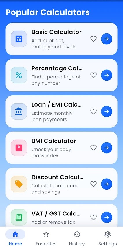 QuickCalc Daily screenshot 2