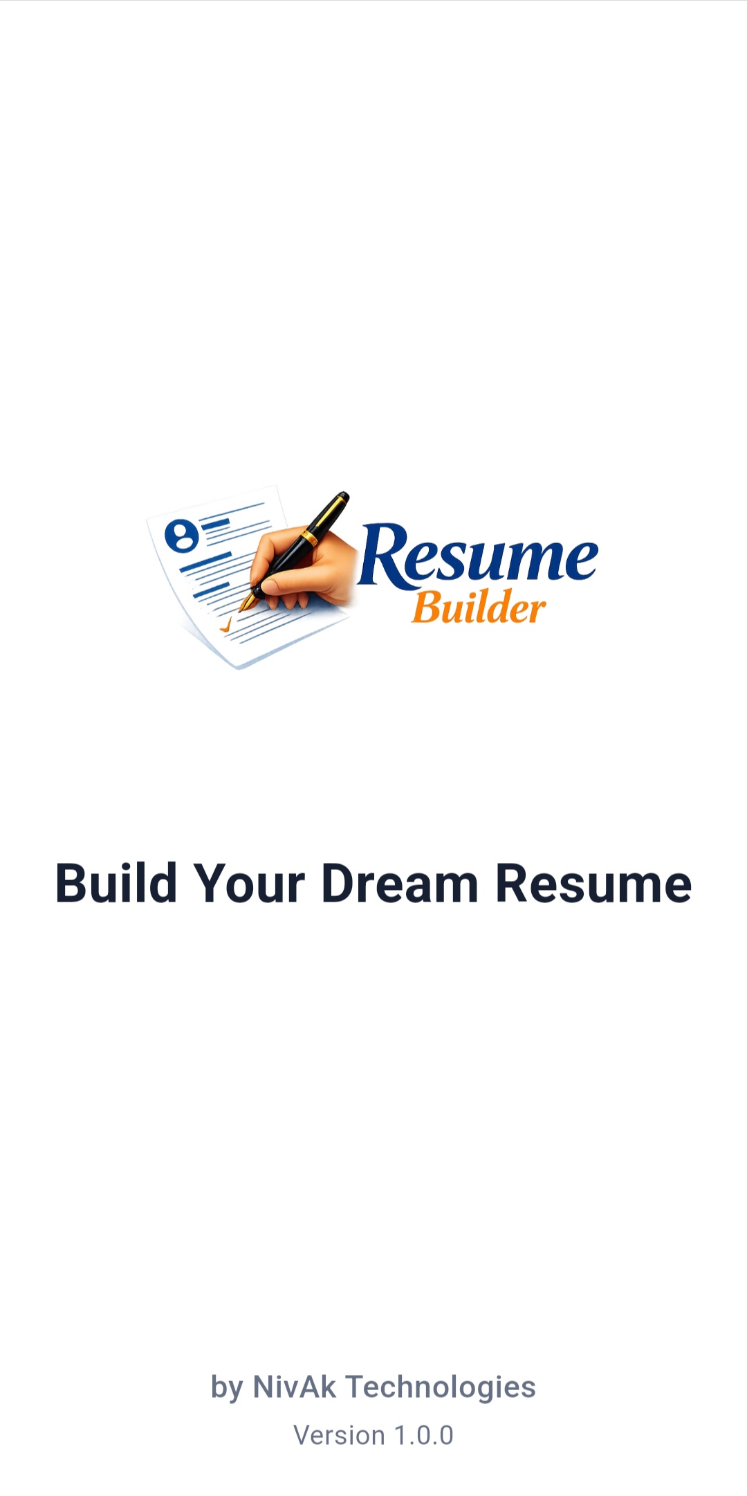 Resume Builder screenshot 1